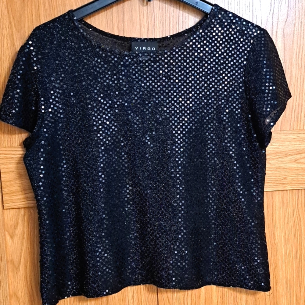 Virgo black sequenced top